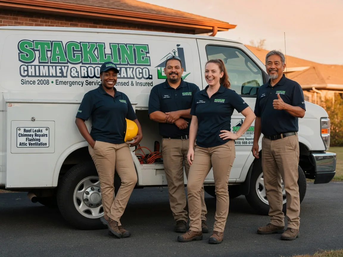 Chimney flashing repair company in Everton, MO